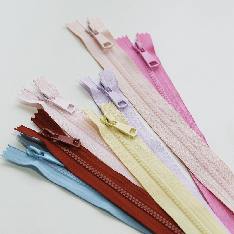 菜家布铺 5号30cm彩色树脂拉链闭尾秋冬卫衣半开外套拉锁辅料diy