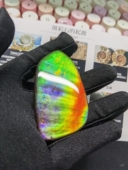 加拿大天然斑彩宝石 七彩大裸石