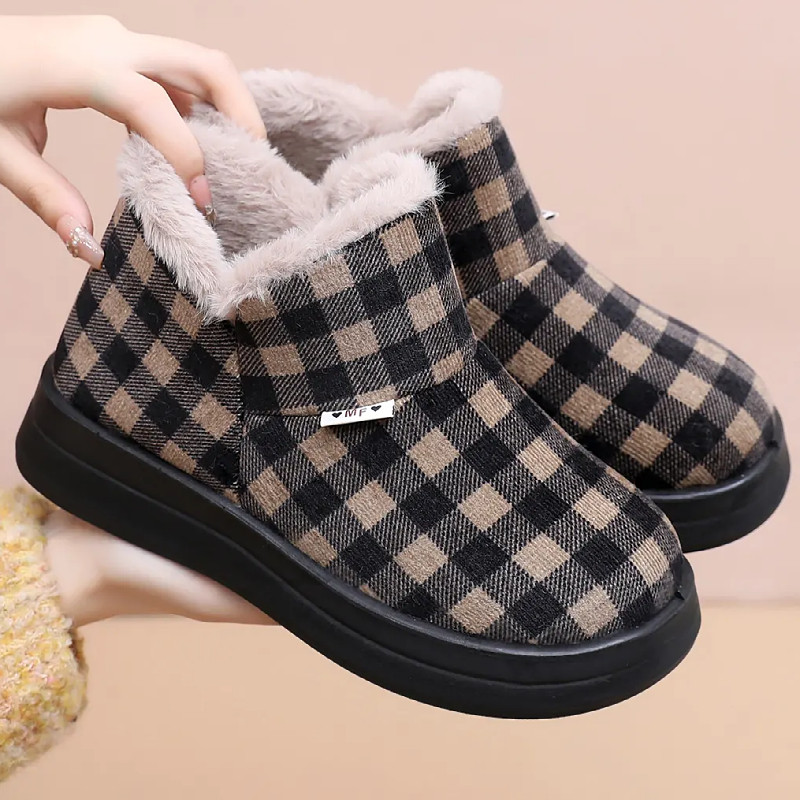 冬季雪地靴女加绒加厚保暖棉鞋外穿厚底中老年棉靴软底防滑妈妈鞋,女鞋,时尚雪地靴,淘宝优惠券,粉丝福利购,淘宝优惠卷