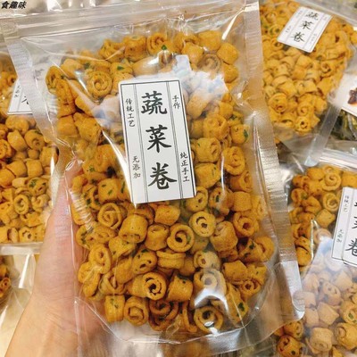 蔬菜卷牛耳朵膨化零食后250克