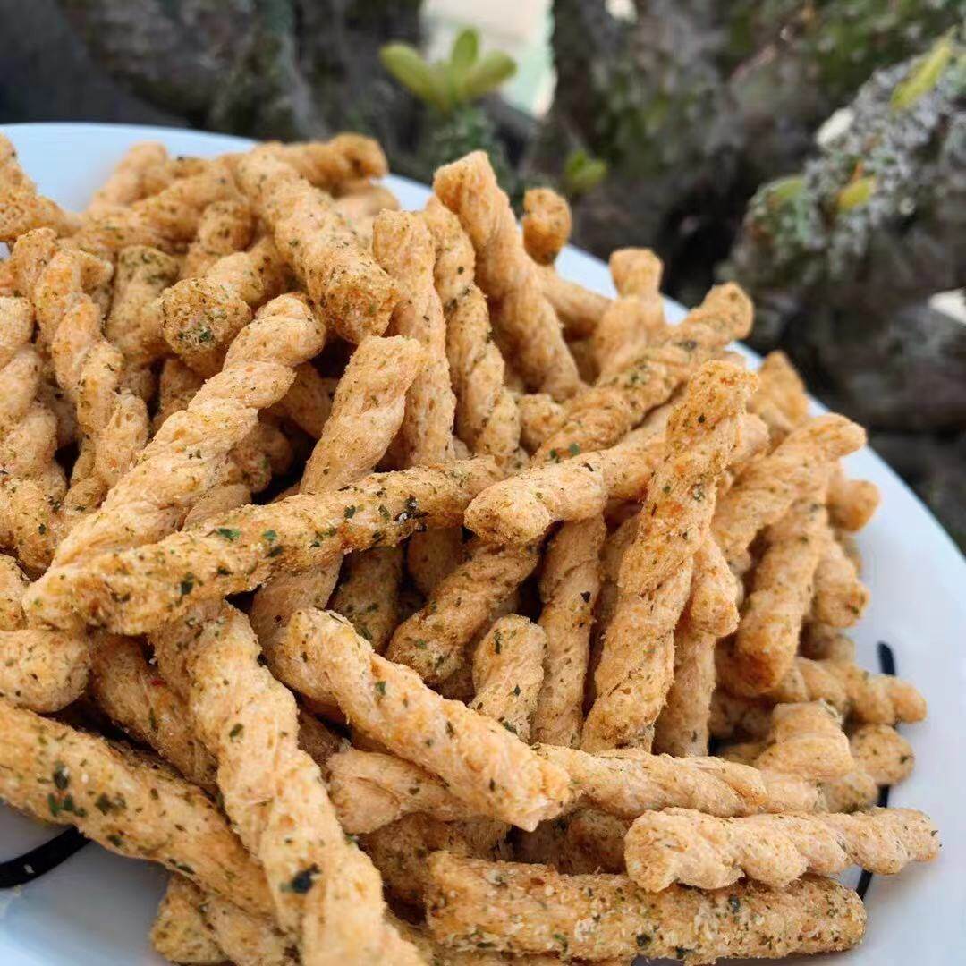 海苔麻花糯米红糖潮汕特产手工小吃小麻花零食 袋装200克