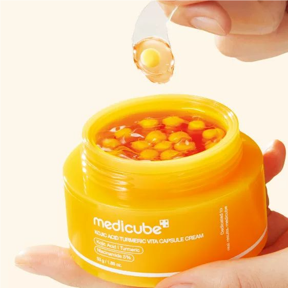 medicube曲酸姜黄维他命胶囊霜 淡化色斑 提亮肤色