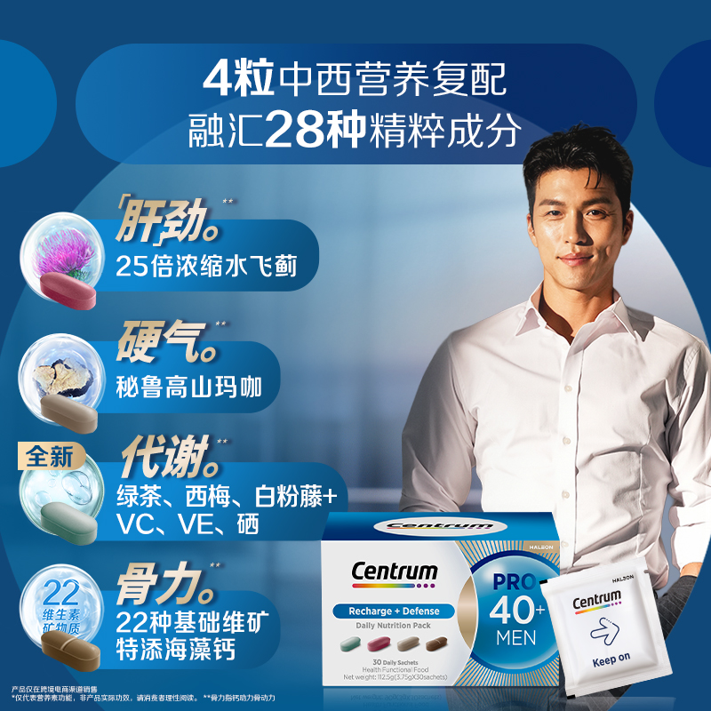 Centrum善存进阶营养包PRO男40岁