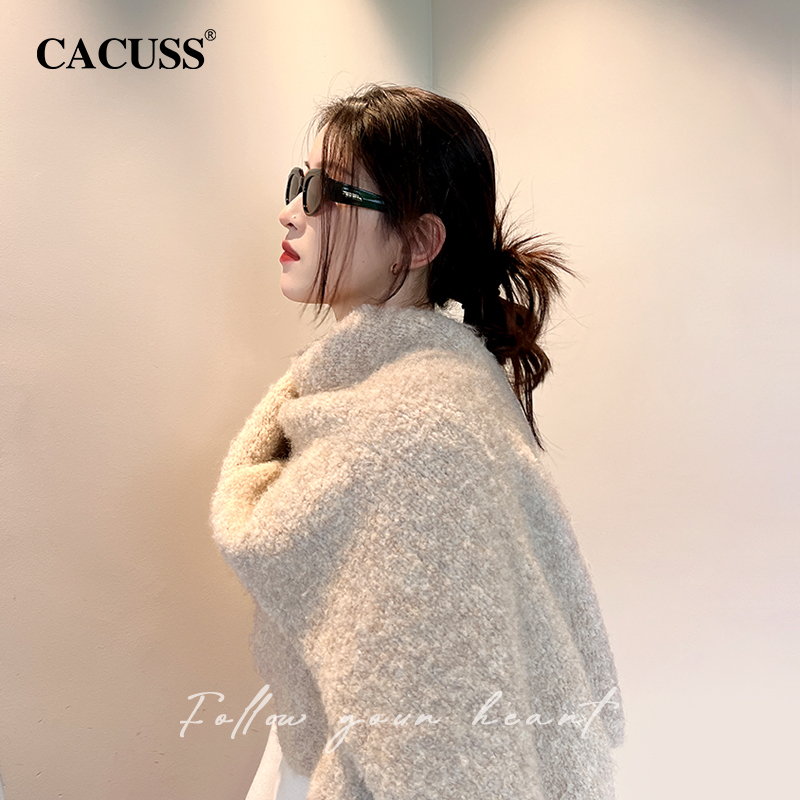 CACUSS秋冬披肩围巾高级感女保暖
