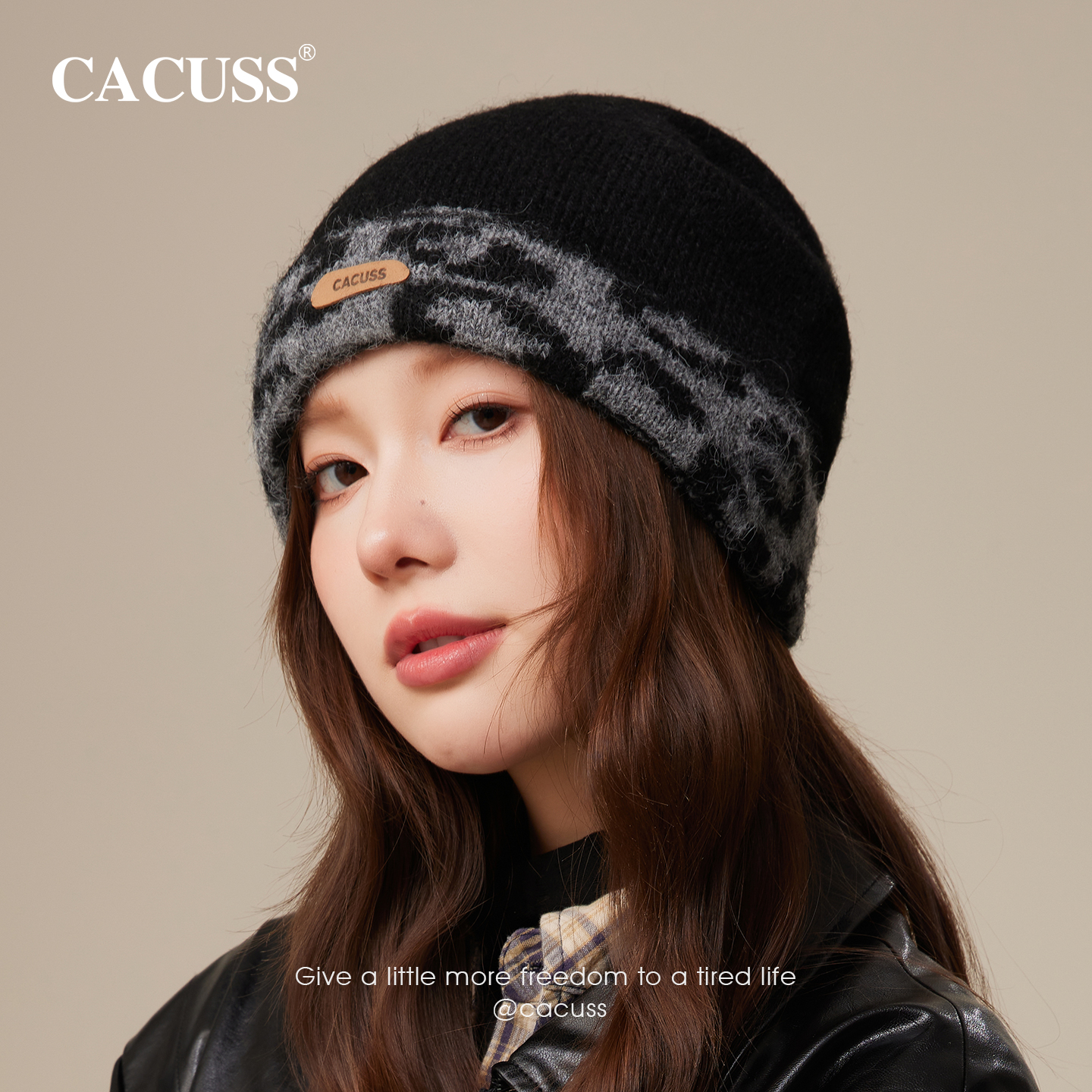 CACUSS帽子女款2025新款时尚冷帽