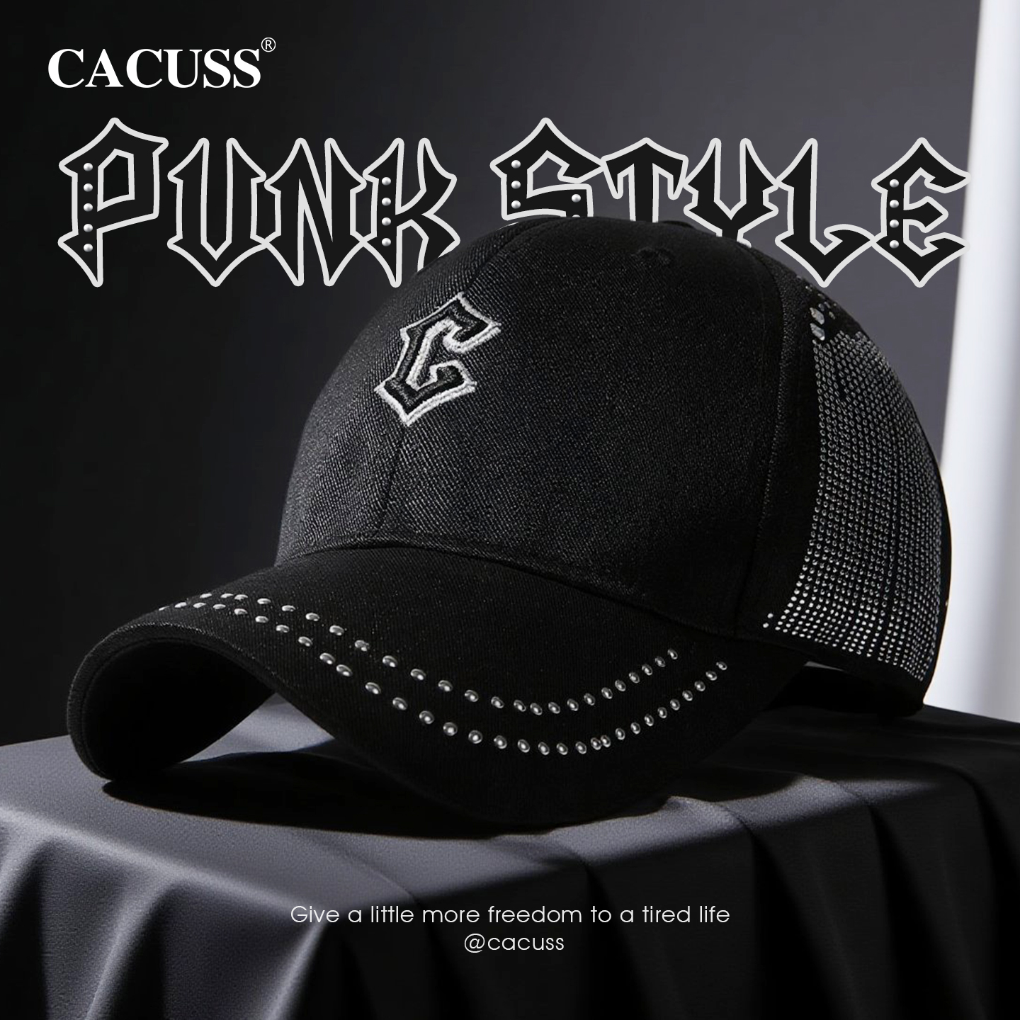 CACUSS酷飒小众风硬顶棒球帽