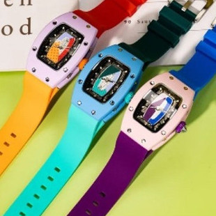 轻奢小众理查拼色几何手表女款米勒女士镶钻奢华十大品牌25年新款