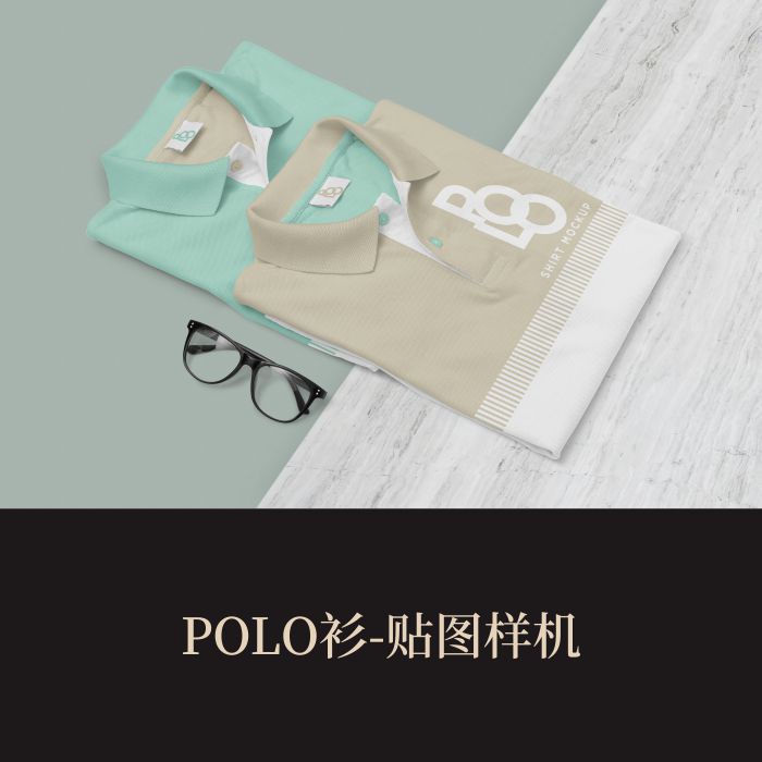 高端提案利器优质PSDPOLO衫VI样机设计素材模板logo智能贴图