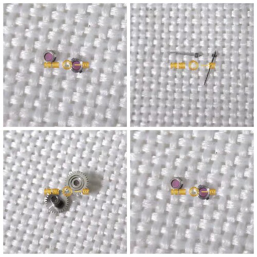 手表配件机芯跨轮防震拖碗