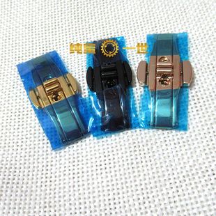 手表配件 表带零件 表扣男女钢带蝴蝶扣双按扣 金色玫瑰金黑色