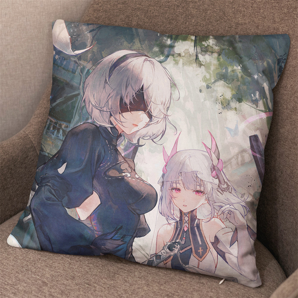 尤尔哈2B抱枕尼尔机械纪元周边订制双面靠枕学生靠垫创意生日礼物