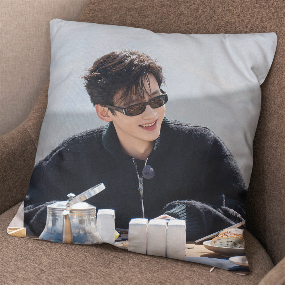 白敬亭抱枕明星周边订制双面照片靠枕头学生宿舍靠垫创意生日礼物