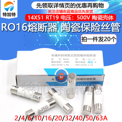 TEJIATE陶瓷保险丝管R016熔断器