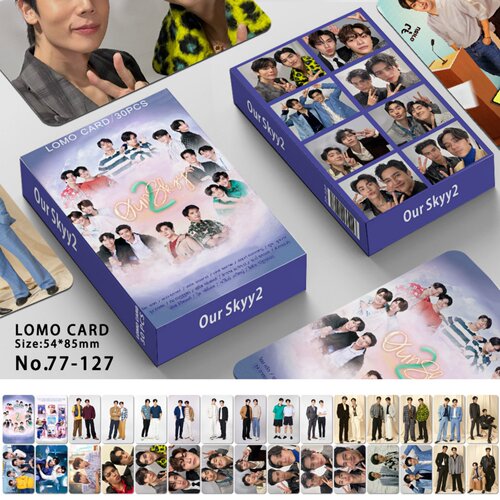 Skyzy2明星LOMO卡双面30张