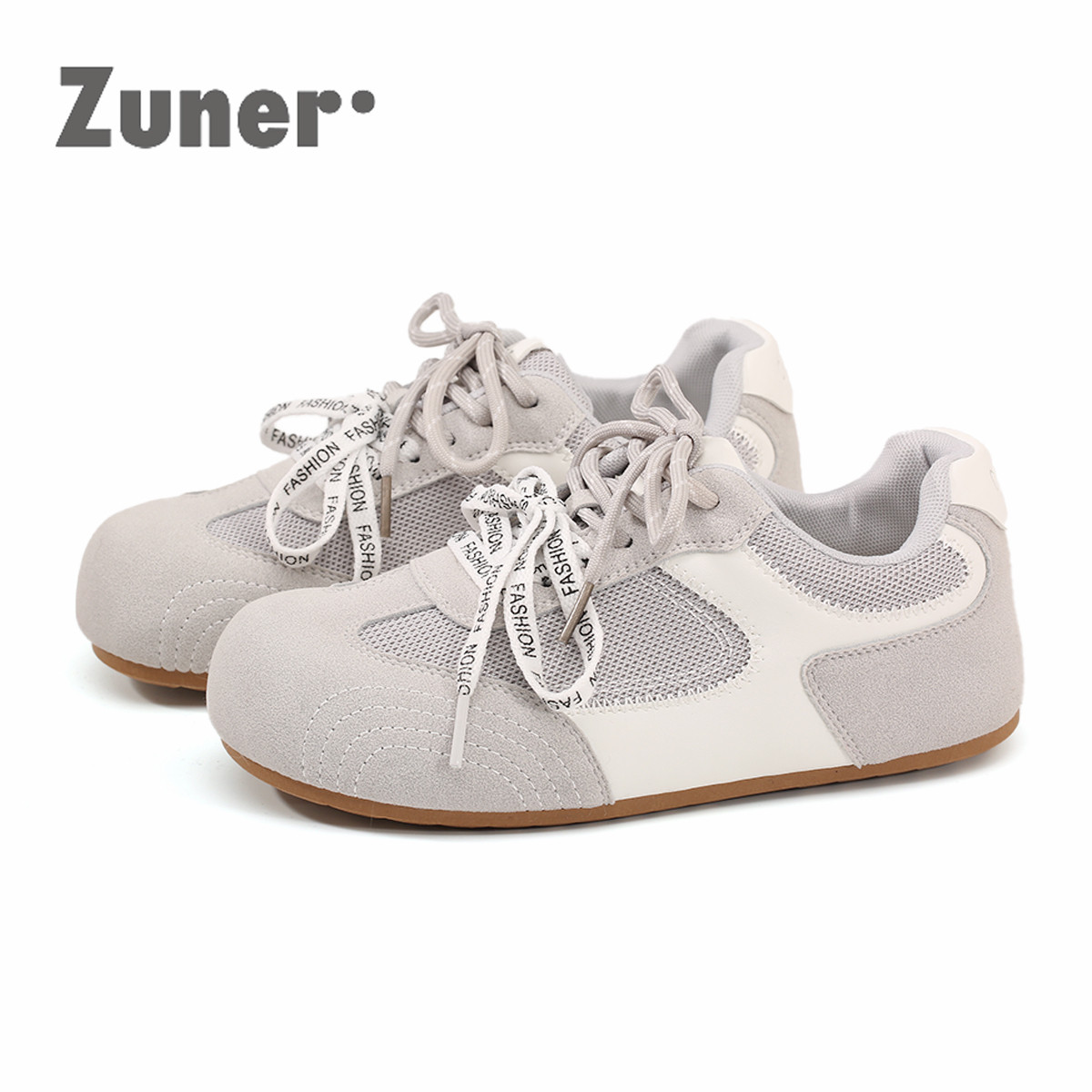 尊儿复古百搭平底德训鞋板鞋女2026春季新款轻便运动休闲鞋阿甘鞋,女鞋,德训鞋,淘宝优惠券,粉丝福利购,淘宝优惠卷