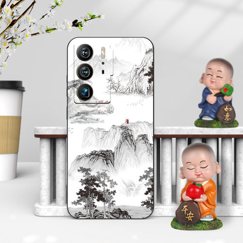 中兴Axon40硅胶中国风手机壳