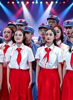 红领巾祖国有我少年红歌舞蹈表演