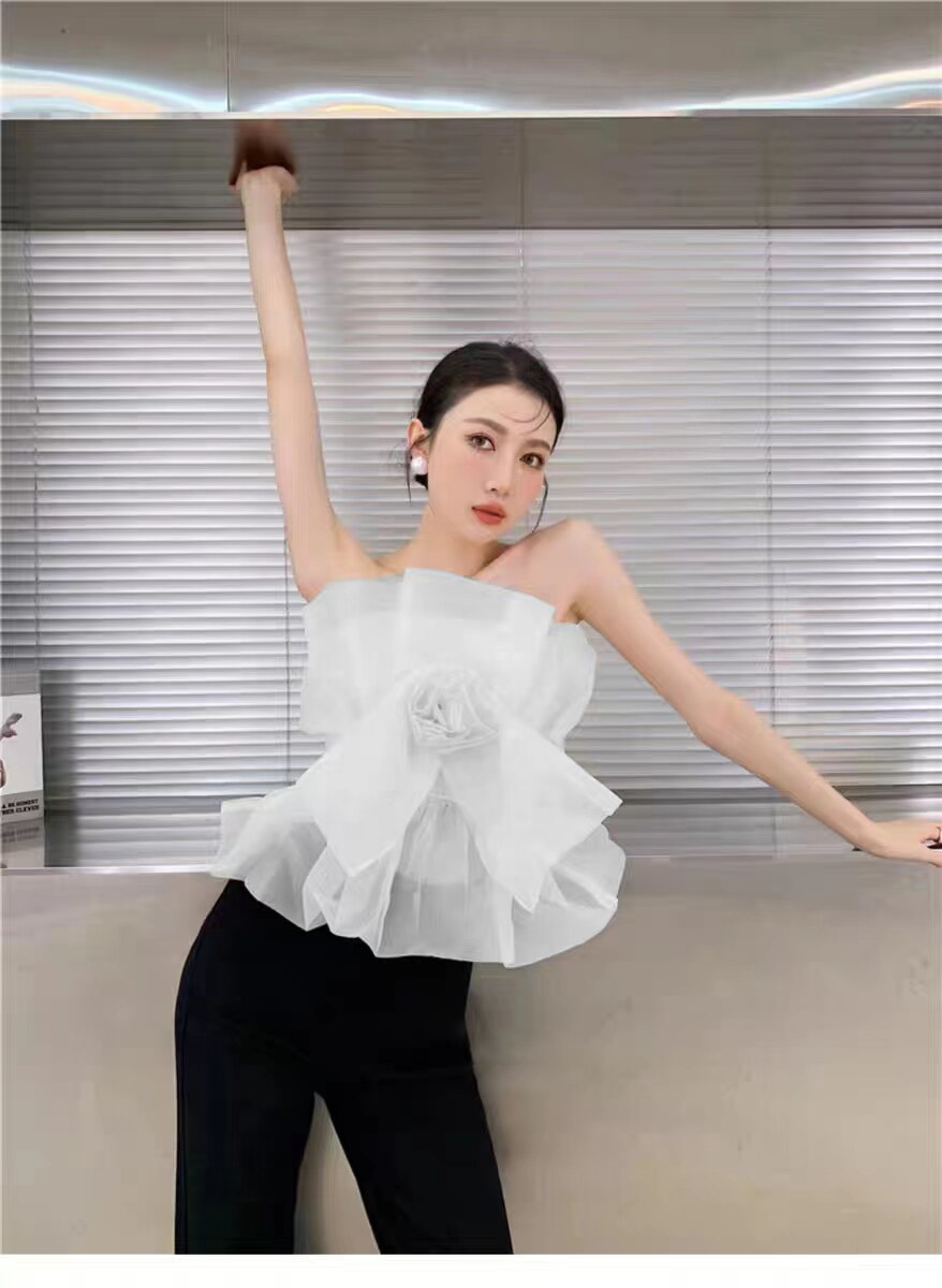 网红蝴蝶结抹胸薄利多销