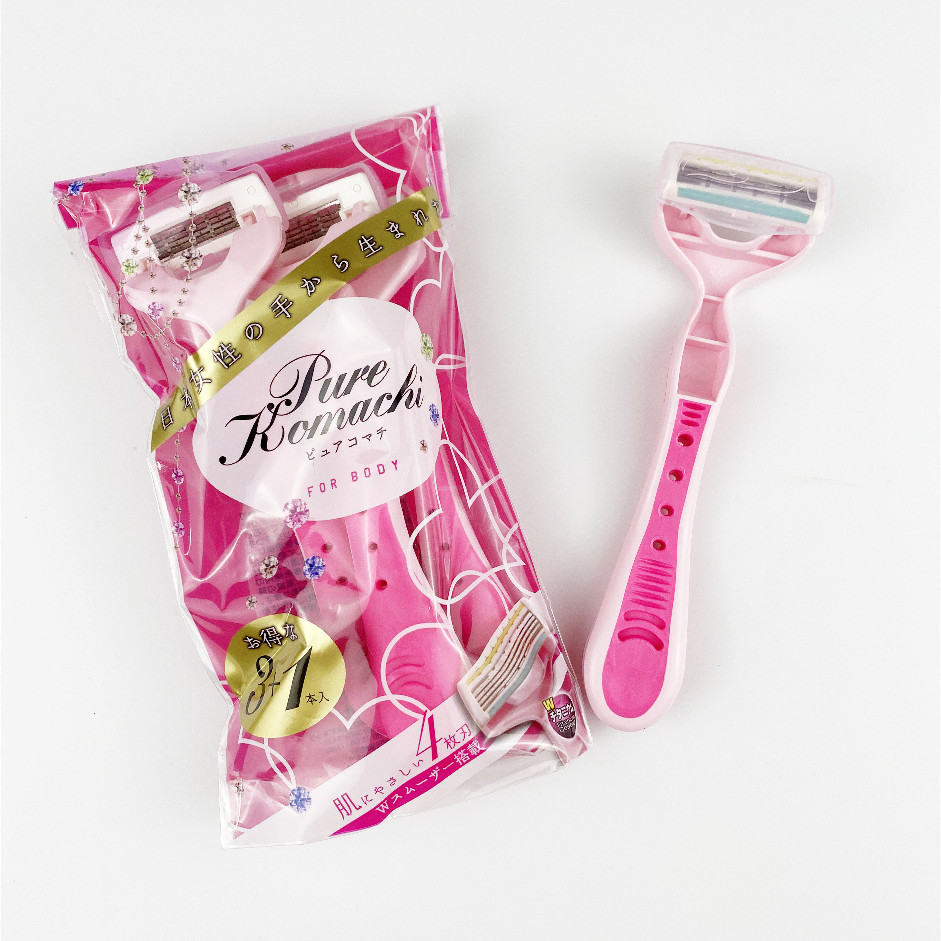 kai 日本贝印刮毛刀女用手动除腋毛男女士专用脱毛器剃毛刀修毛刀