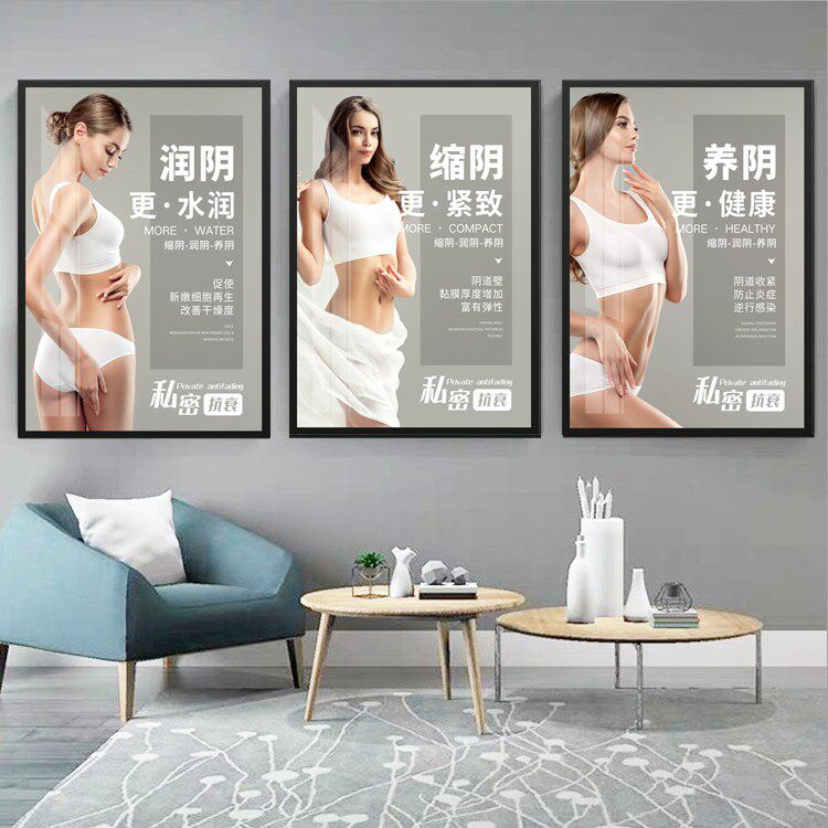 私密健康保养挂画微整形美容院