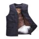 中老年宁夏滩羊二毛皮男士 马甲皮毛一体活里活面羊皮坎肩纯棉背心