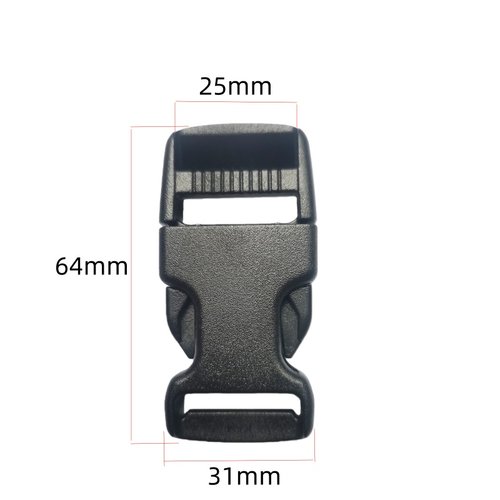 彩色塑料插扣2.5cm卡扣书包扣服装辅料子母扣织带连接扣箱包配件