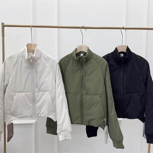 短款同款女士棉服短款飞行员夹克