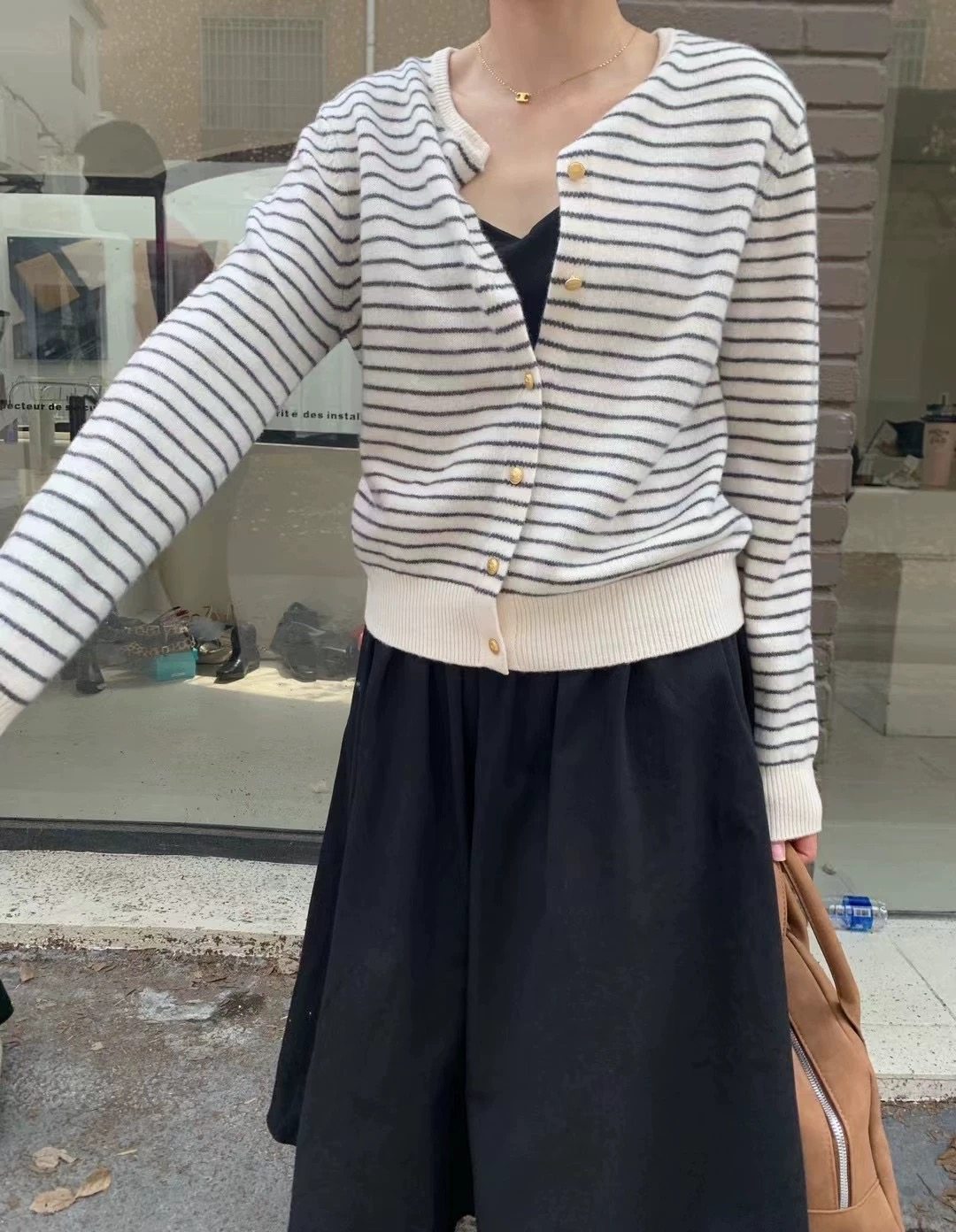 26春秋冬100纯羊毛开衫女圆领针织毛衣外套打底衫条纹百搭上衣,女装/女士精品,毛针织衫,淘宝优惠券,粉丝福利购,淘宝优惠卷