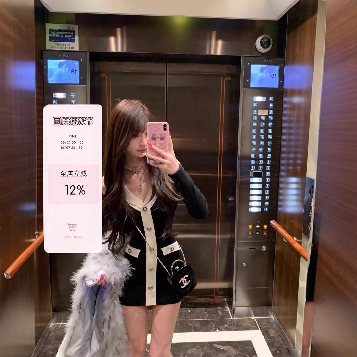 你家辣辣halo lala魅魔速成班撞色针织连衣裙内搭显瘦包臀裙