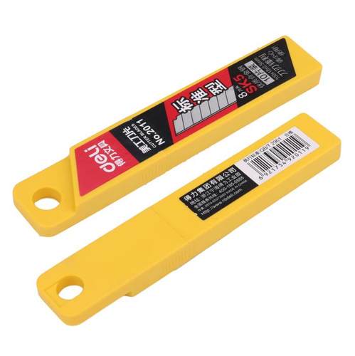 得力2011大号美工刀片 18mm美工刀片大码刀片 美工刀壁纸墙纸刀片