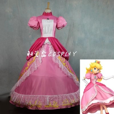 碧琪公主COS服马里奥桃子公主裙