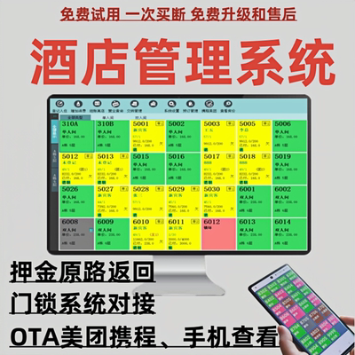 酒店收银管理系统民宿公寓软件