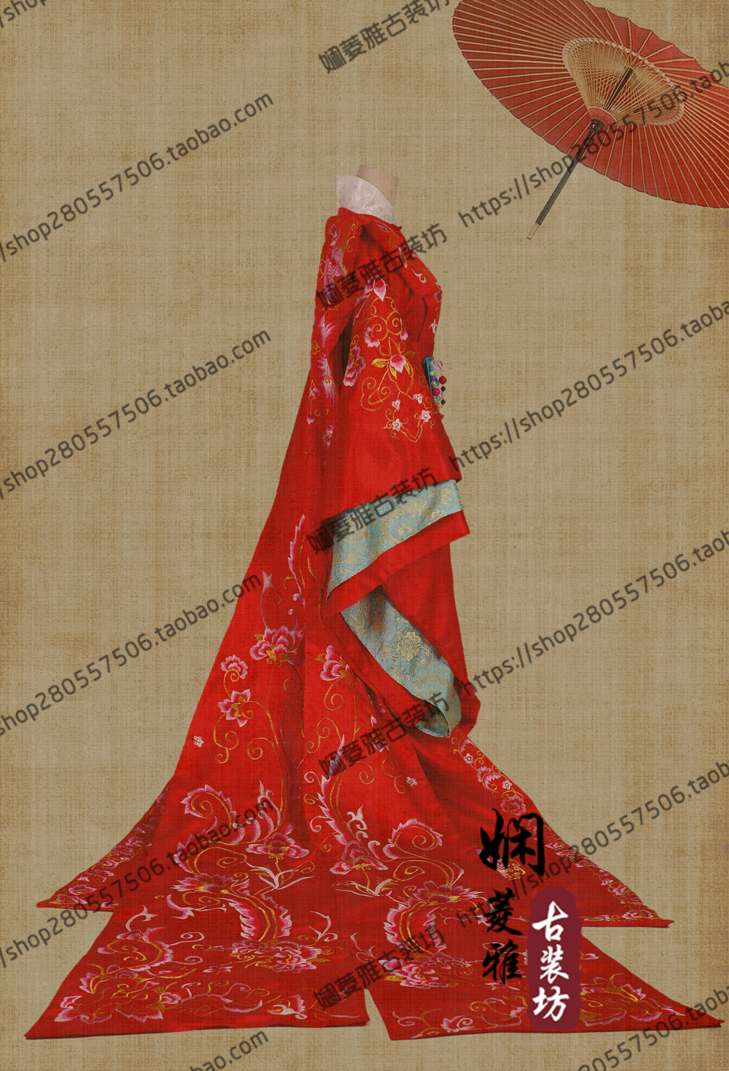 新款影视剧锦绣未央唐嫣罗晋李未央同款汉服婚服 喜服 实物拍摄