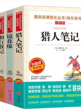 湘行散记 猎人笔记 镜花缘 城南旧事 共4册 爱阅读系列 阅读 青少年无障碍精度版 七年级初中