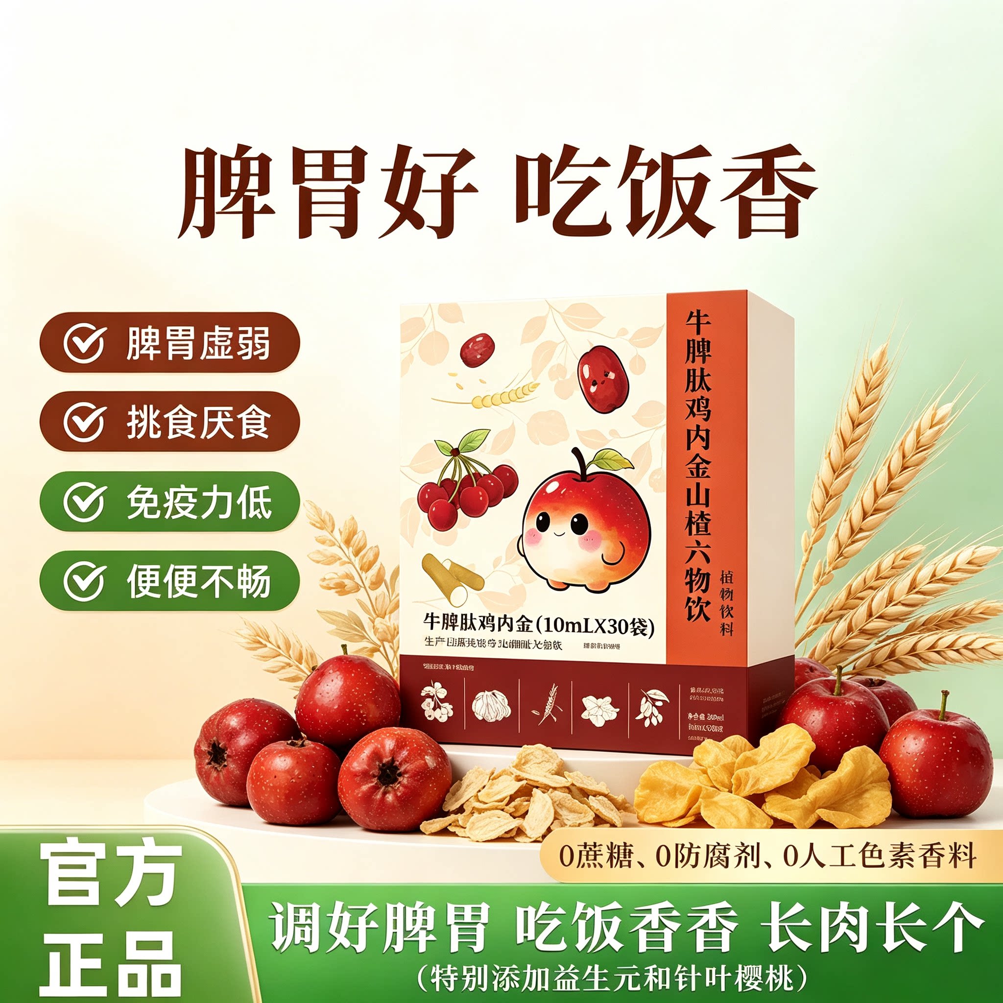 zzp鸡内金牛脾肽儿童健脾开胃