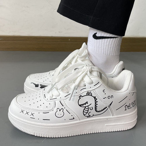 男鞋ins潮牌新款低帮休闲板鞋