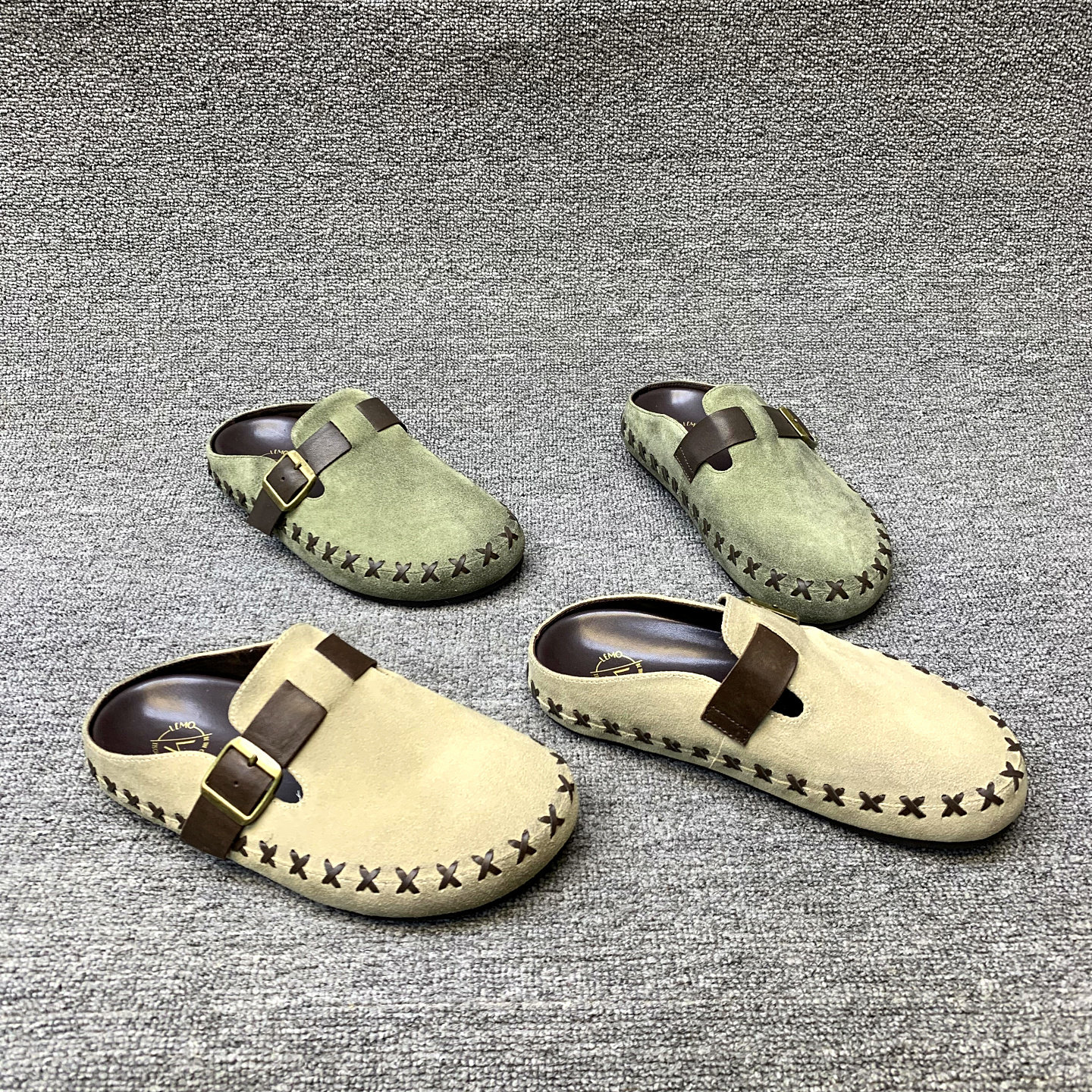 欧洲站女鞋2026春季新款欧货真皮厚底编织时尚包头拖鞋女外穿半拖,女鞋,包头拖,淘宝优惠券,粉丝福利购,淘宝优惠卷