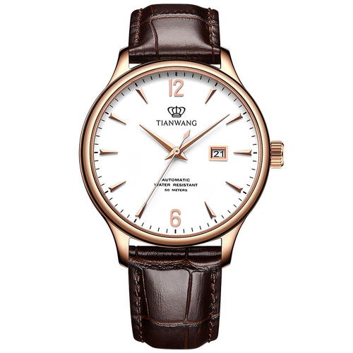 天王昆仑系列机械休闲天王表