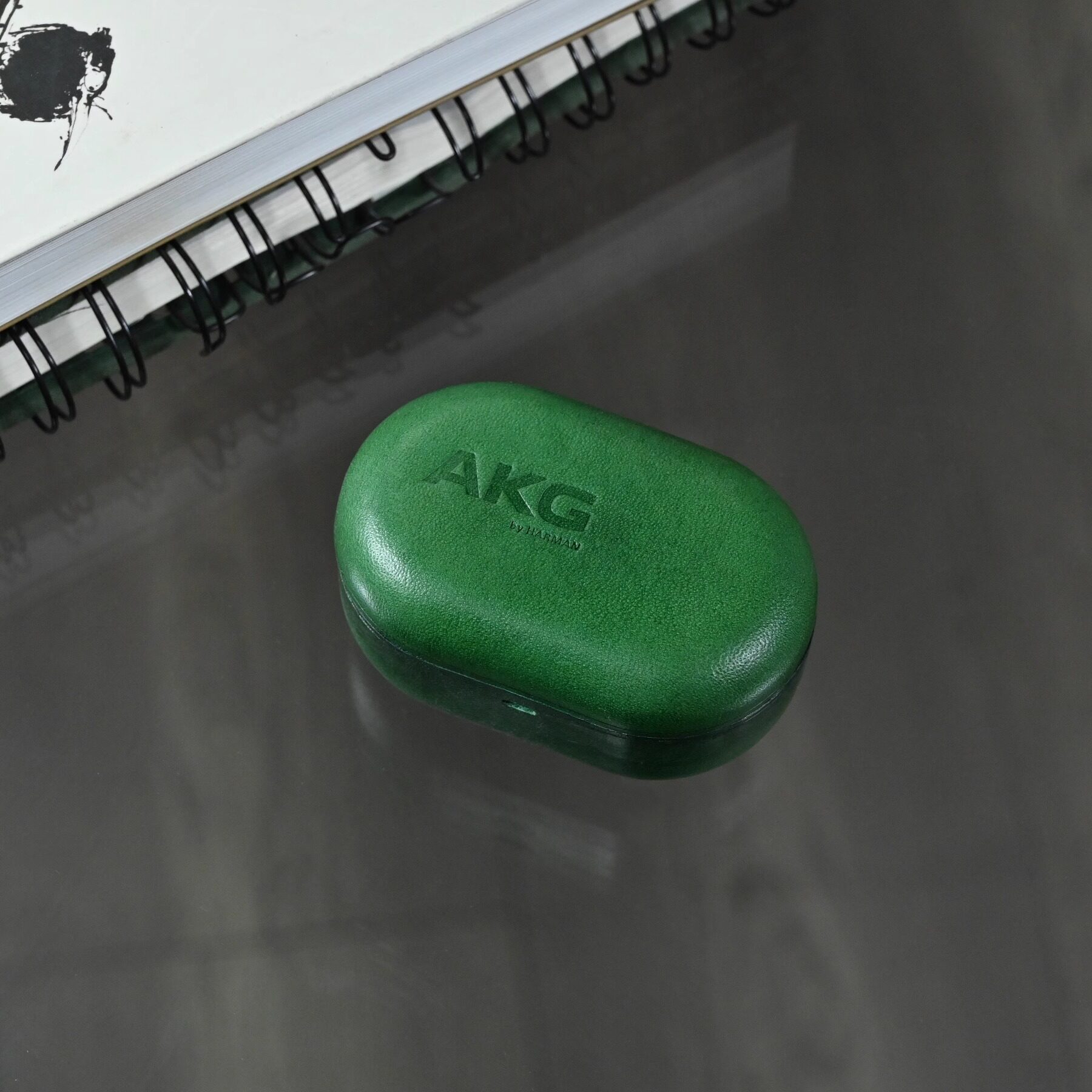 AKG N5真无线蓝牙耳机真皮保护套头层牛皮植鞣革耳机壳原创新潮轻奢定制图片
