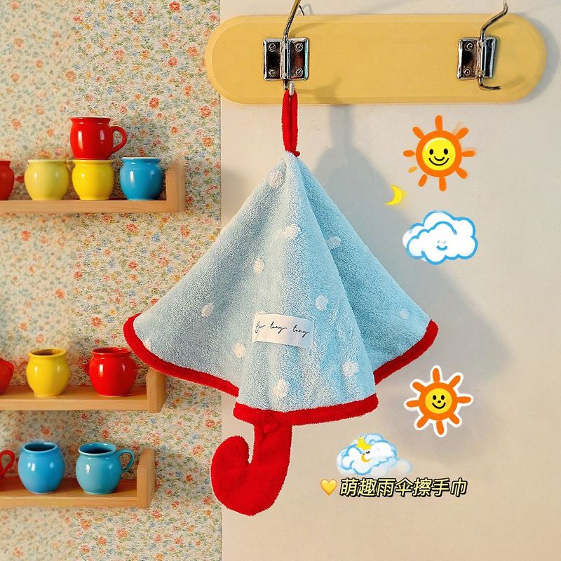 擦手巾伴手礼挂式可爱吸水加厚