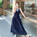已出货夏季设计款针织小衫吊带连衣裙两件套2C300-2519-P155-K288，女装连衣裙，2C300