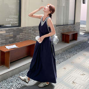 已出货夏季设计款针织小衫吊带连衣裙两件套2C300-2519-P155-K288图片