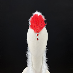 桃李杯俏灵狐头饰儿童少儿狐狸表演头饰民族舞蹈红狐白狐演出头饰