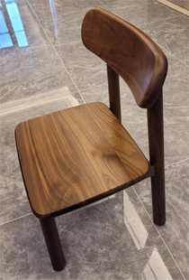 北美黑胡桃儿童椅凳换鞋凳饼干凳矮凳花生凳榫卯实木宝宝椅学习凳