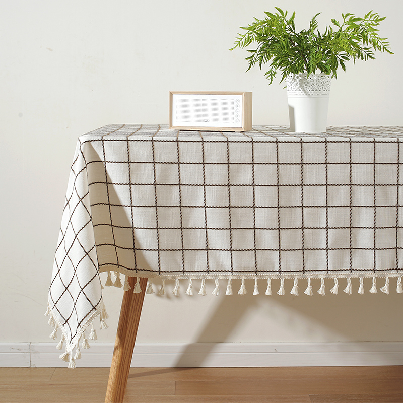 简约现代桌布日系布艺中式小清新