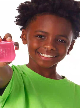 Needoh清仓麦芽糖冰块水滴小熊捏捏蓝粉紫rosie同款压力球