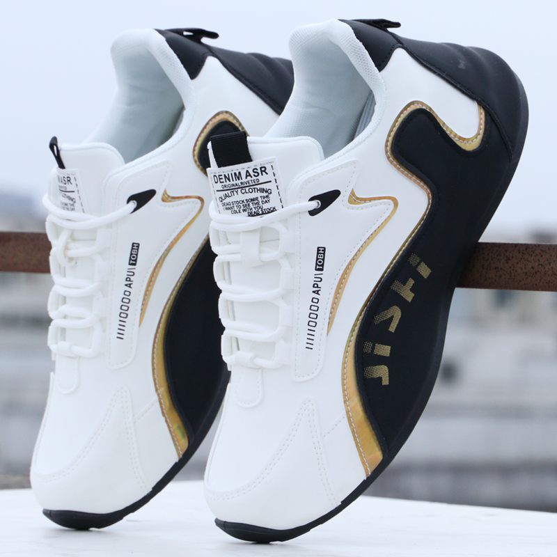 秋冬款防水鞋子男皮面潮鞋