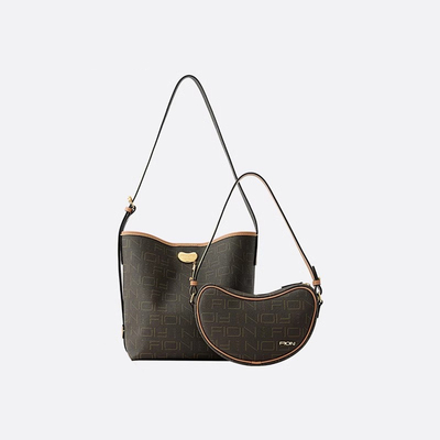 fion菲安妮红豆系列老花水桶包