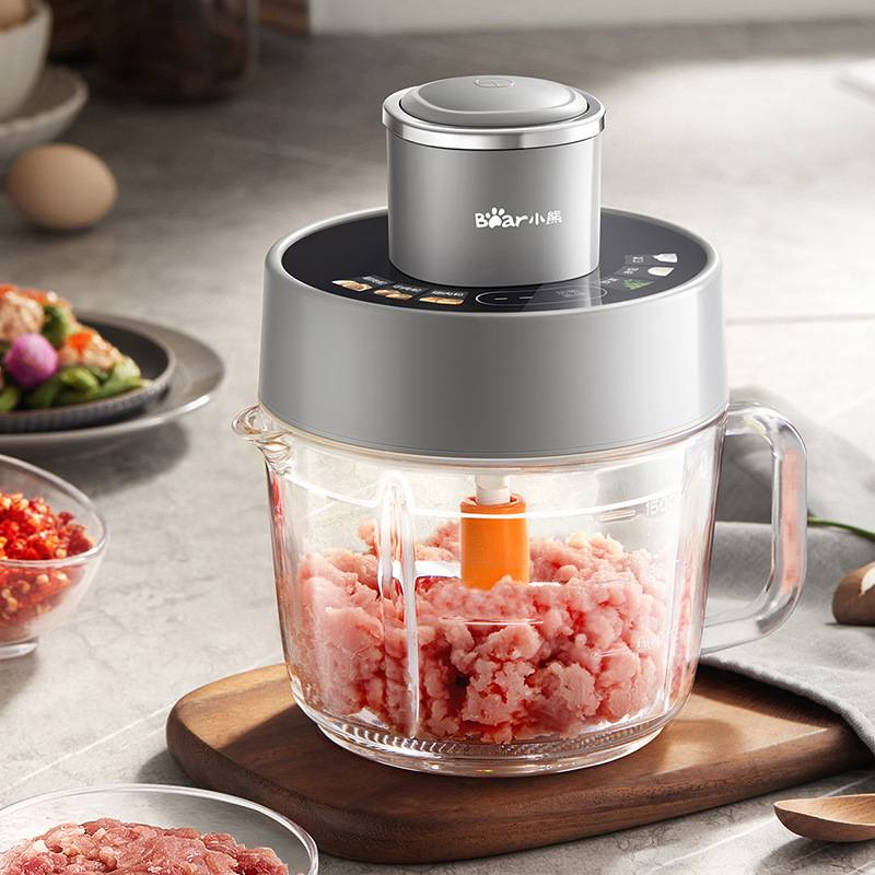 专柜正品小熊绞肉机QSJ-L03Y3 家用电动小型全自动多功能肉馅粗细