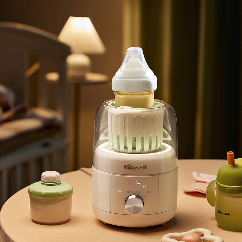 专柜正品小熊摇奶器YNQ-E60C3温奶二合一婴儿全自动电动恒温搅拌